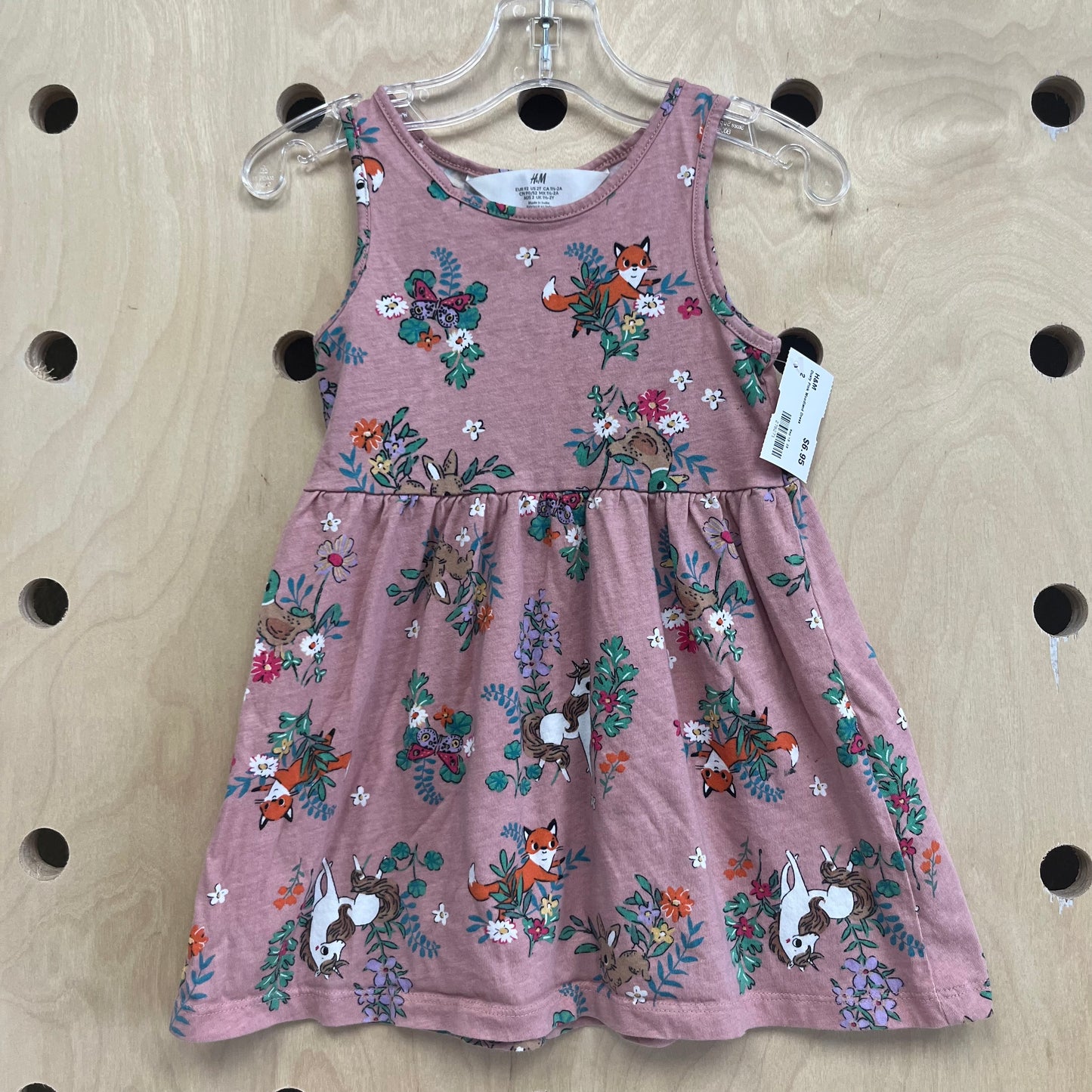 Dusty Pink Woodland Dress