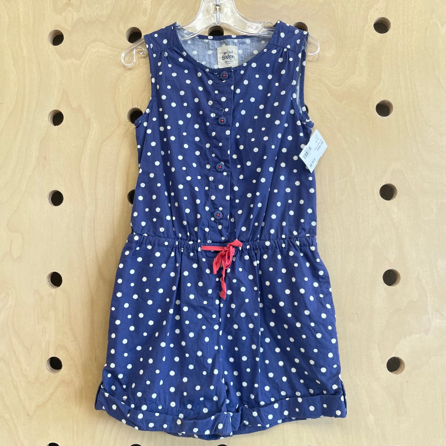 Blue Polka Dot Romper