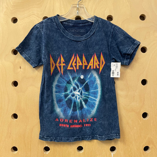 Blue Tie Dye De Leppard Tee
