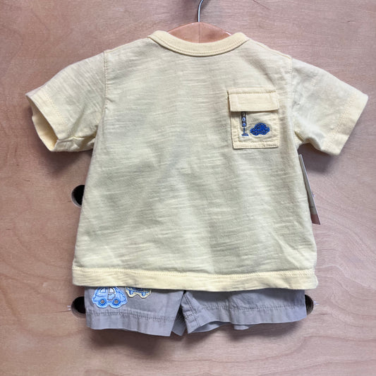Yellow/Khaki Cars Outfit