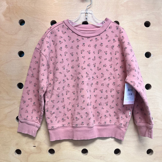 Pink Floral Pullover