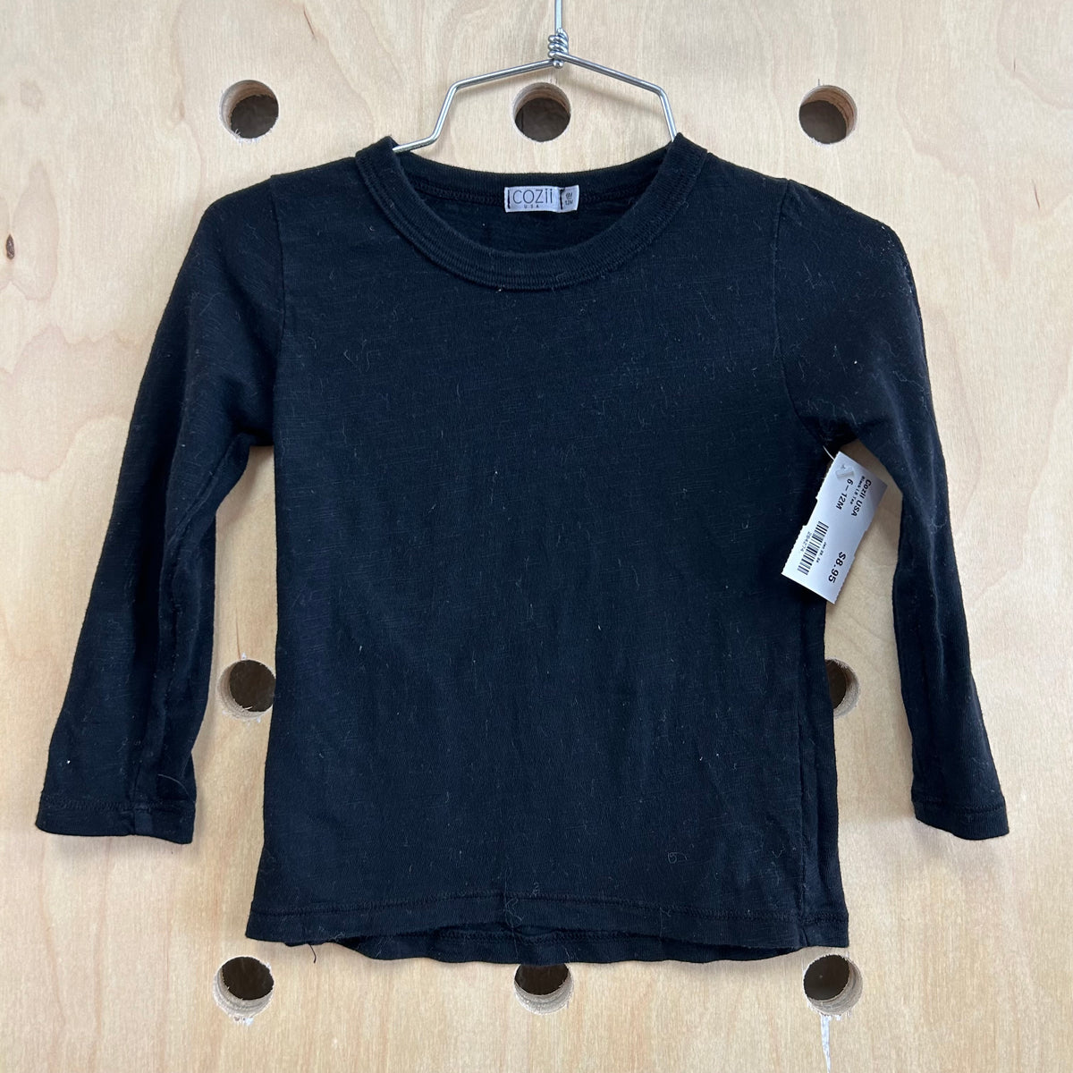 Black LS Tee
