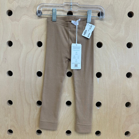 Tan Ribbed Leggings NEW!