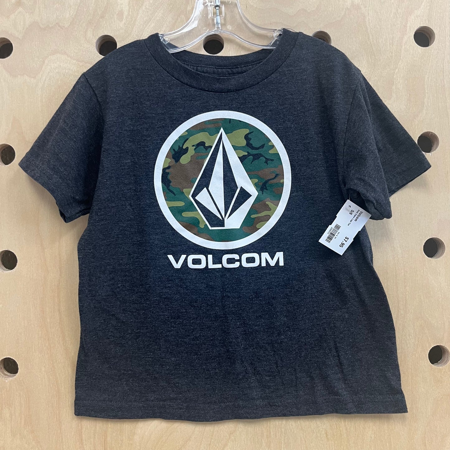 Grey Camo Logo Tee
