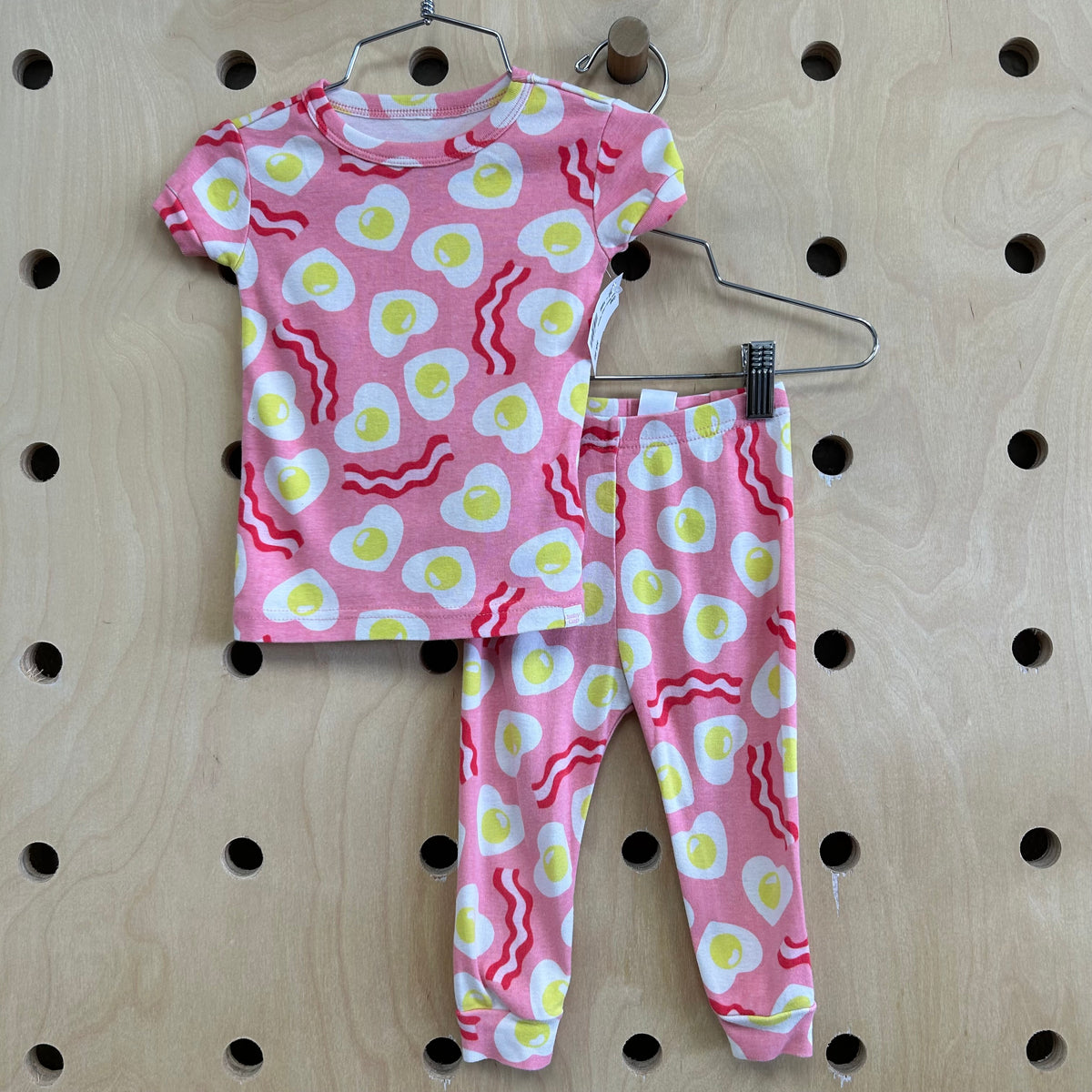 Pink Bacon+Eggs Pajamas