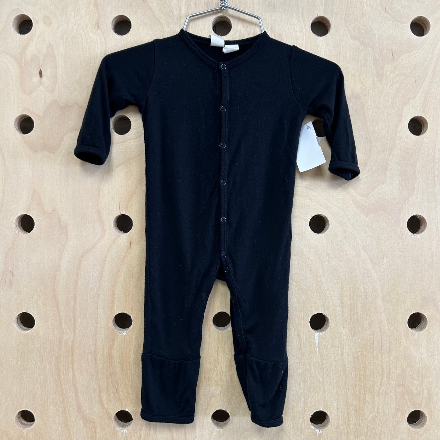 Black Bamboo Snap Romper