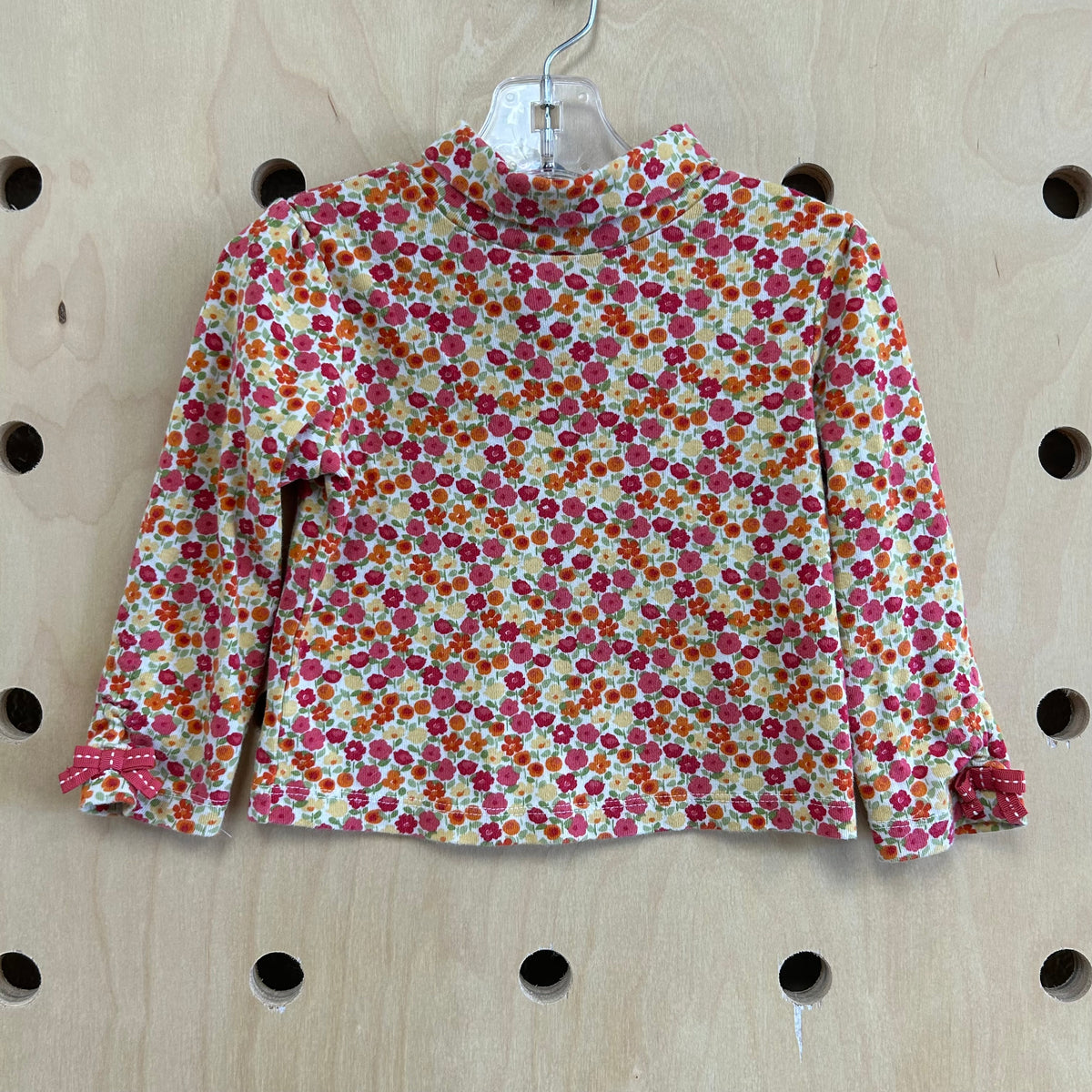 Floral Turtleneck