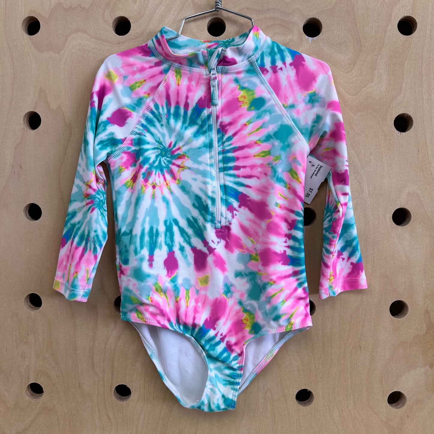 Tie Dye Zip Swimsuit