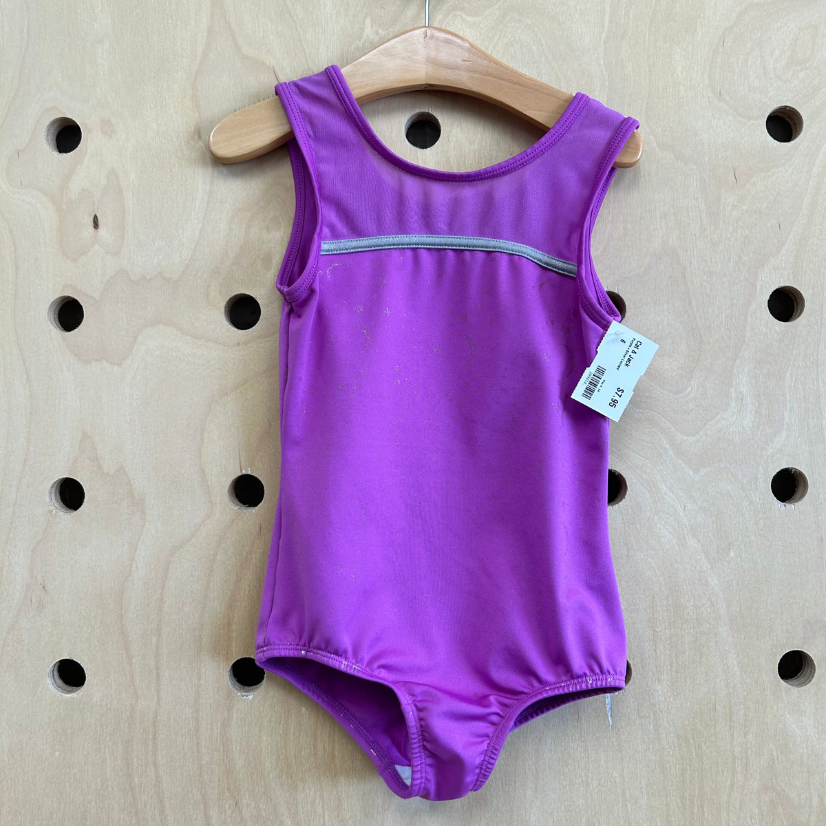 Purple+Silver Leotard