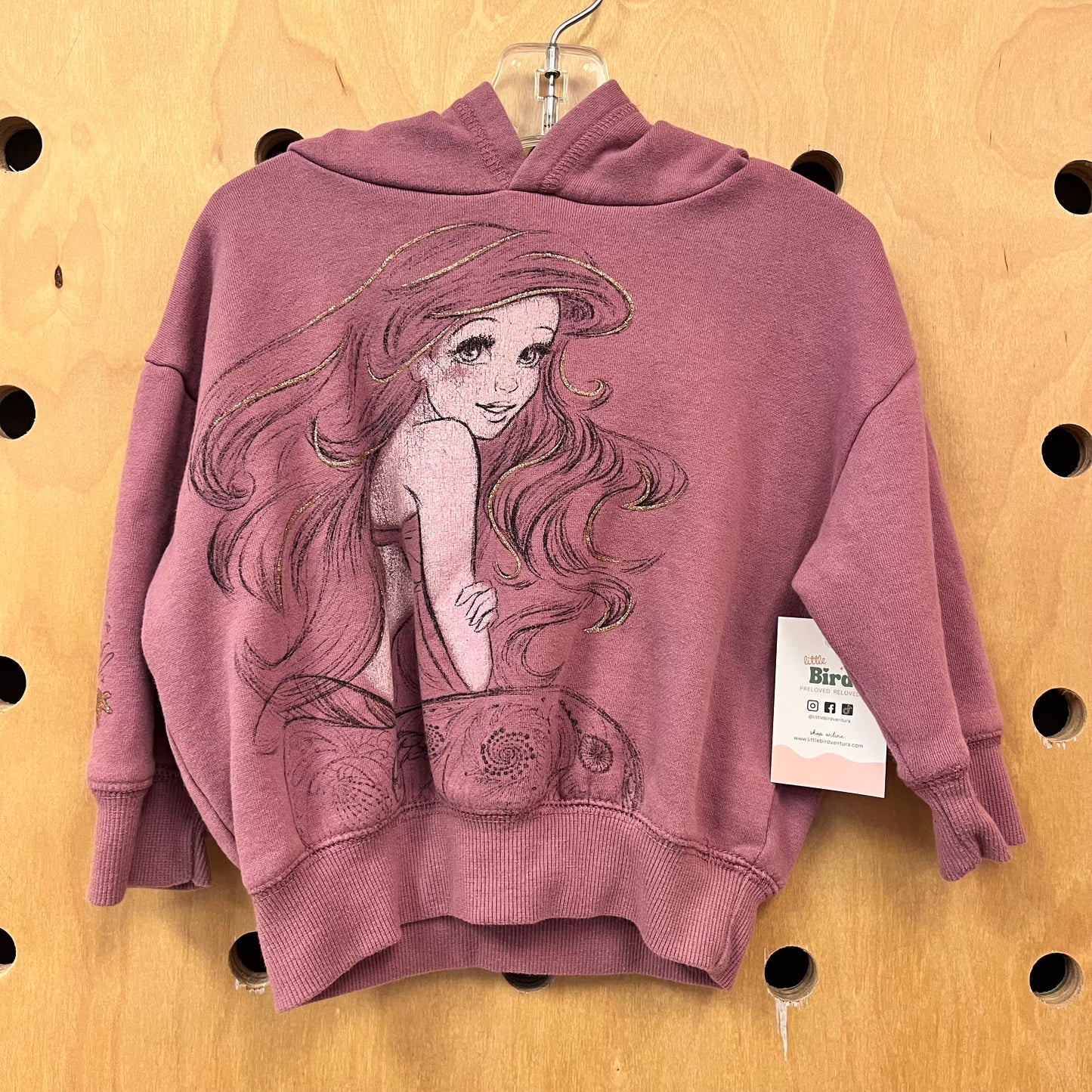Dusty Purple + Gold Ariel Hoodie