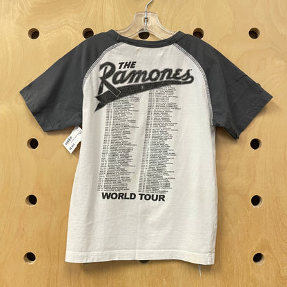 Grey & White Ramones Raglan Tee