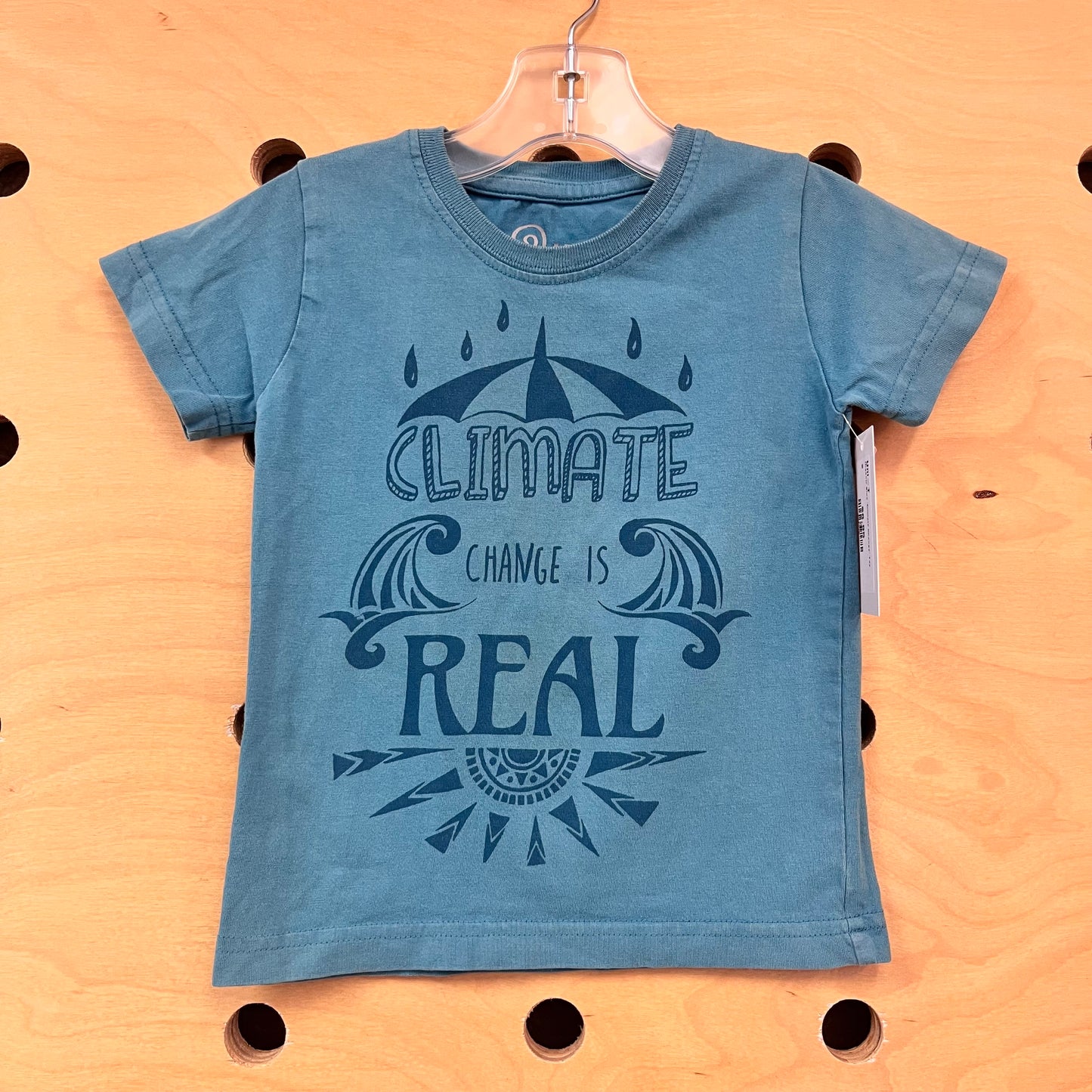 Organic Blue 'Climate Change' Tee