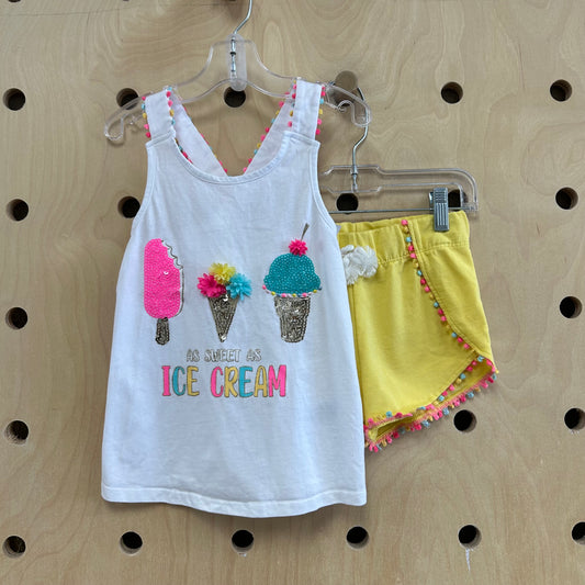 As Sweet as Ice Cream Tank & Shorts