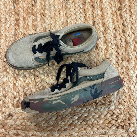 Taupe Camo Sneakers