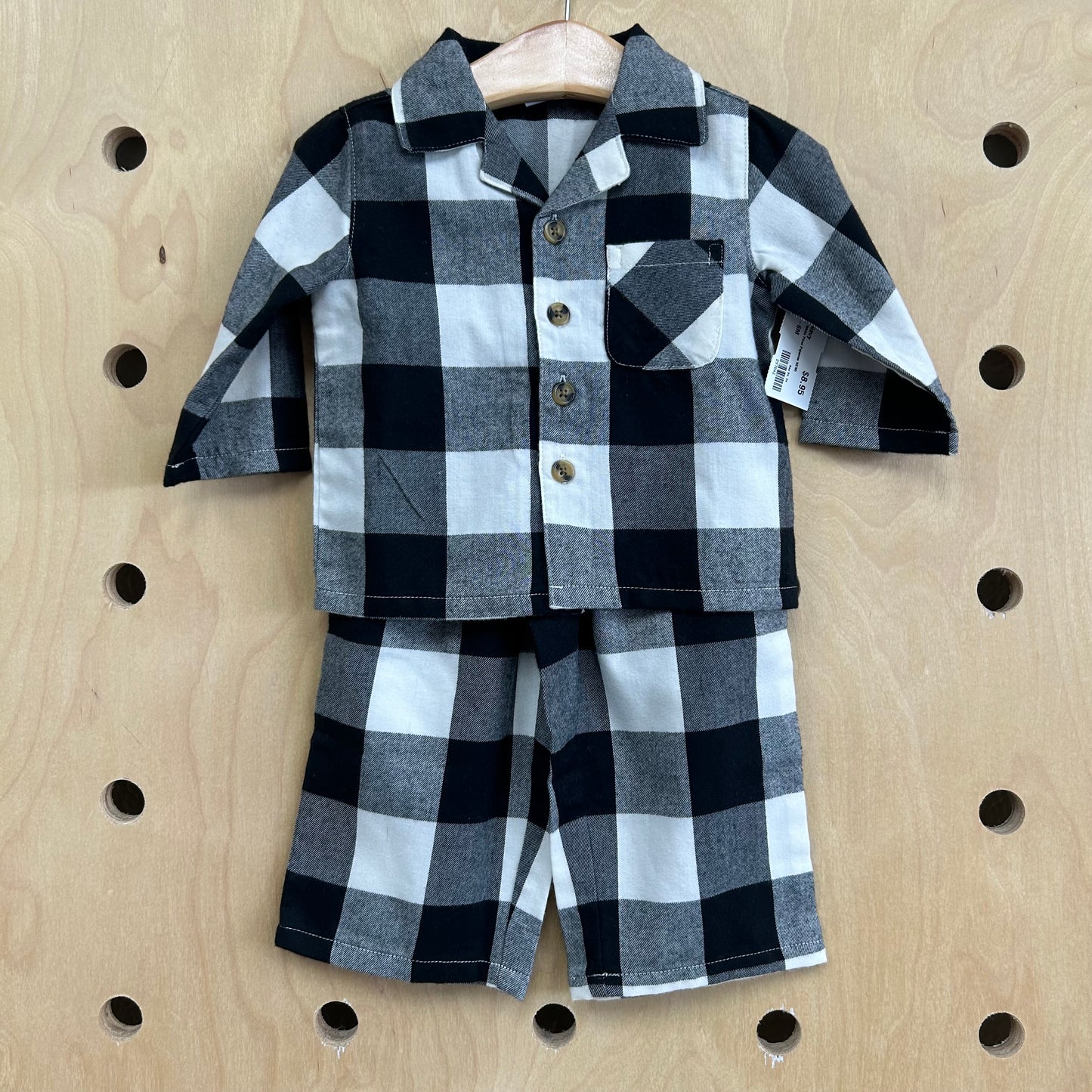 Black & White Plaid Pajamas NEW!