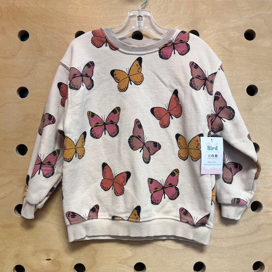 Peach Butterfly Sweatshirt