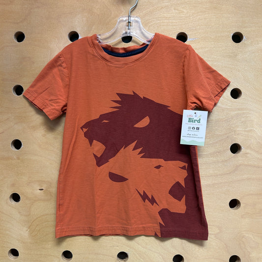 Orange/Maroon Lion Tee