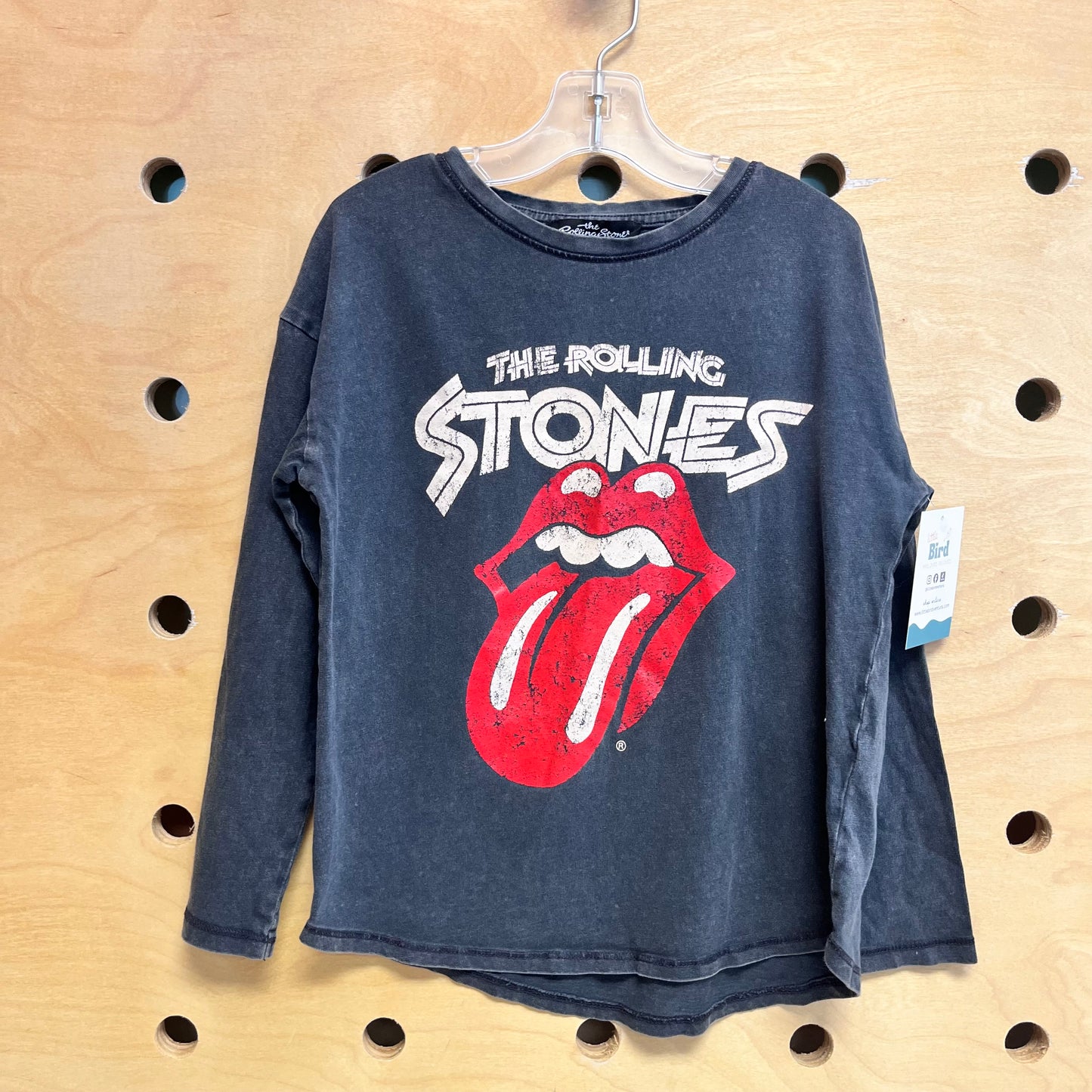 Grey Rolling Stones Tee