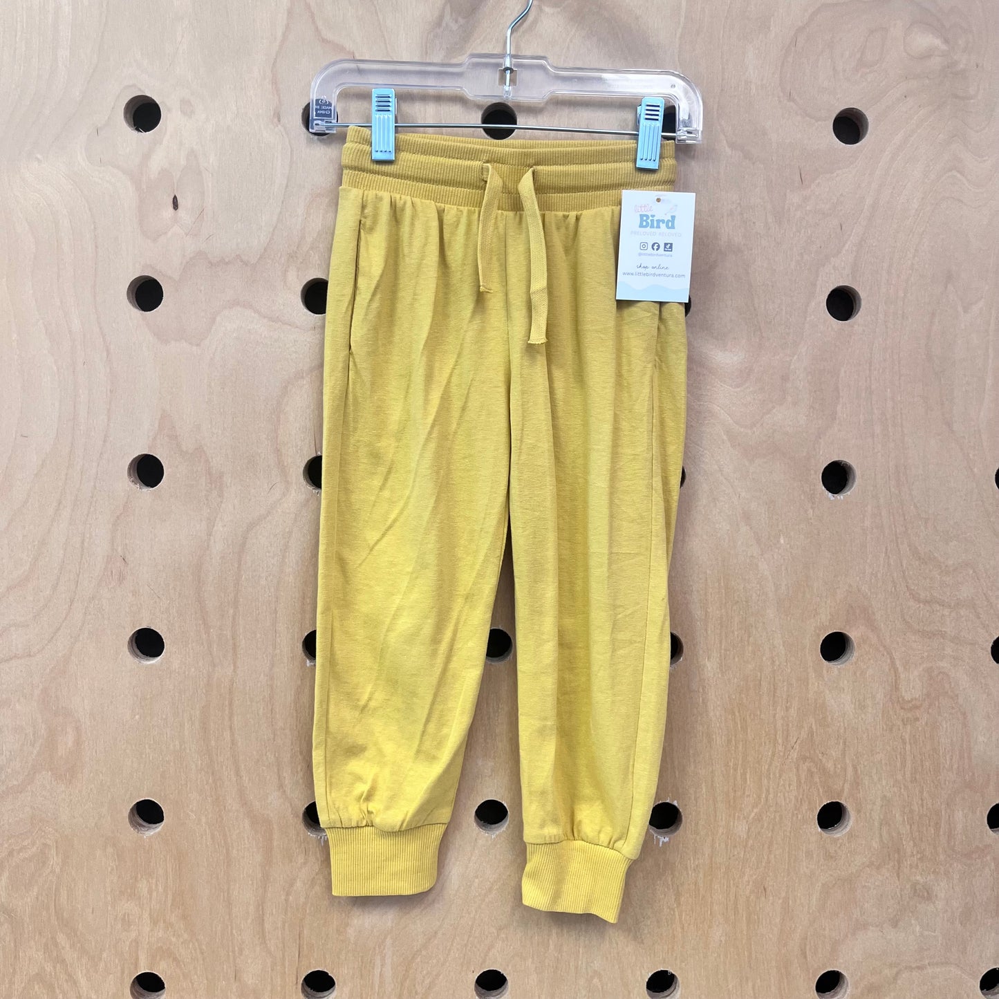 Yellow Drawstring Joggers