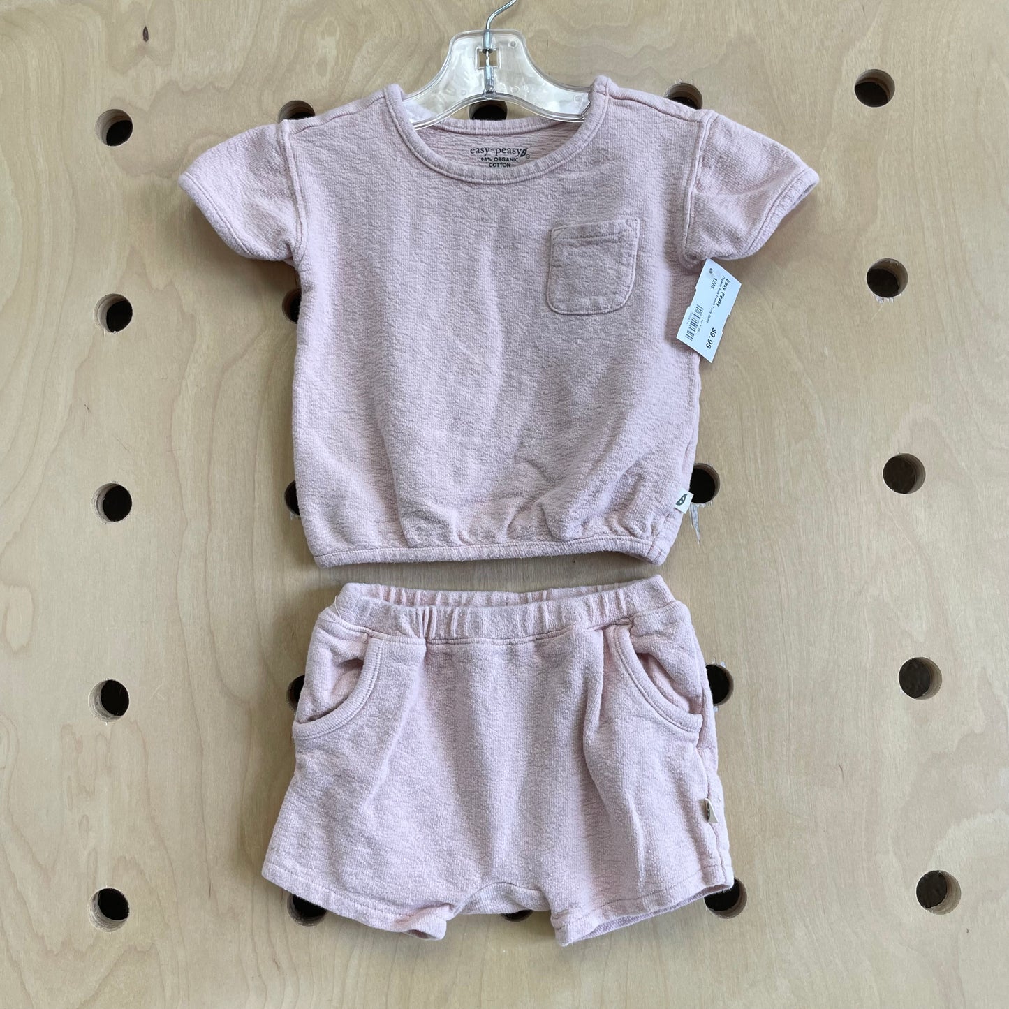 Organic Pink French Terry Outfit