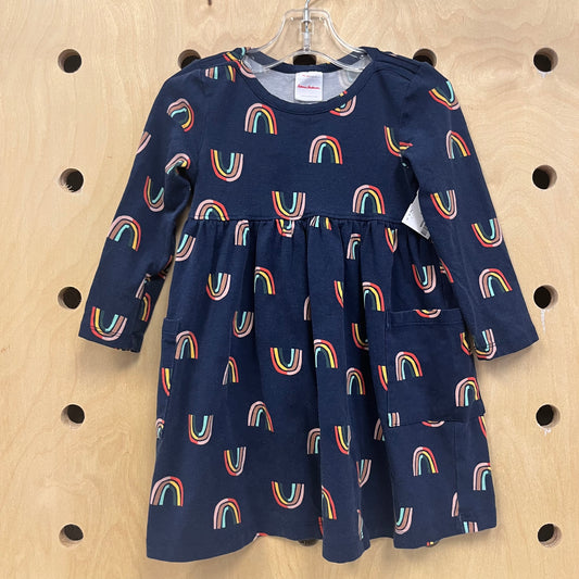 Dark Blue Rainbow Dress