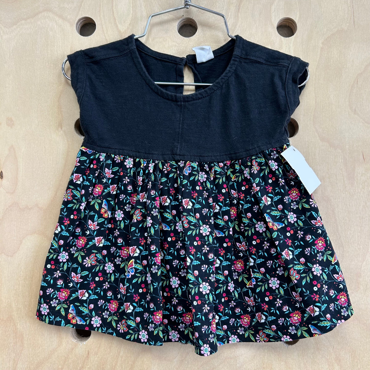 Black Floral Top