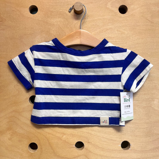 Blue/White Striped Tee