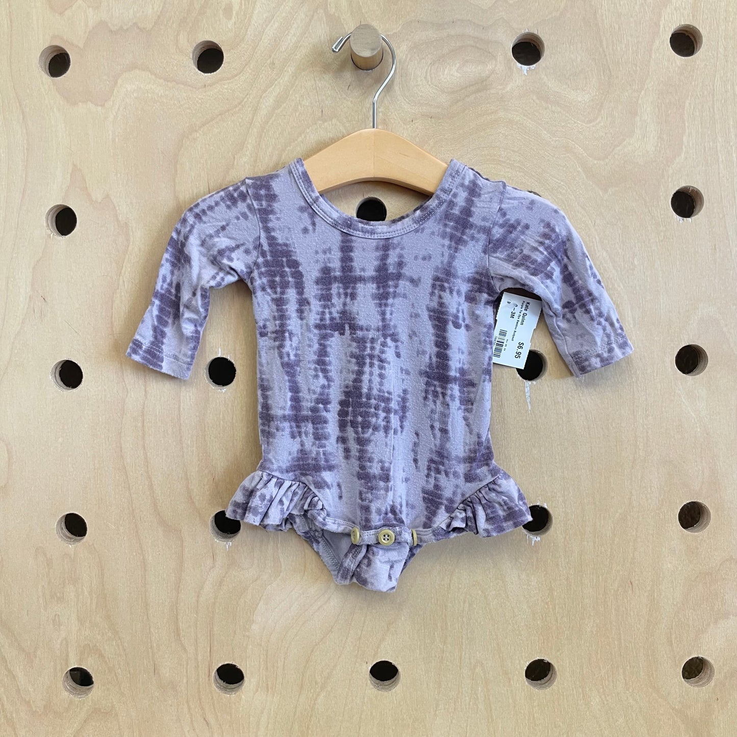 Purple Tie Dye Bamboo Bodysuit