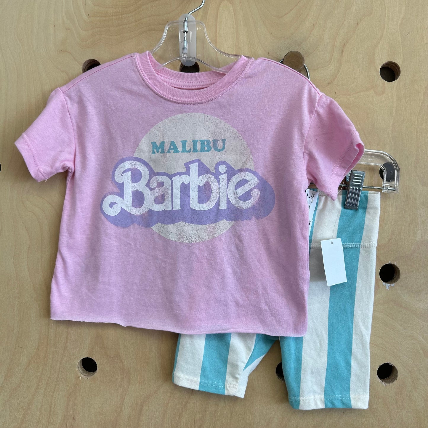 Pink + Teal Malibu Barbie Outfit