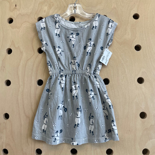 Organic Grey Baseball Dress