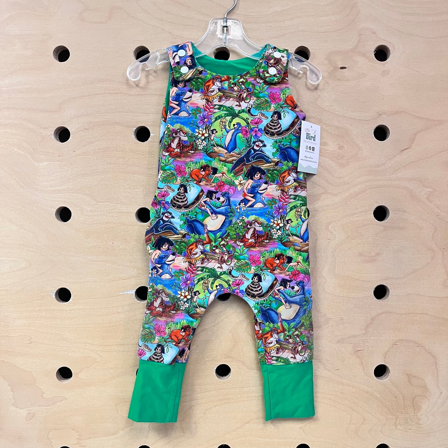 Green Jungle Book Romper