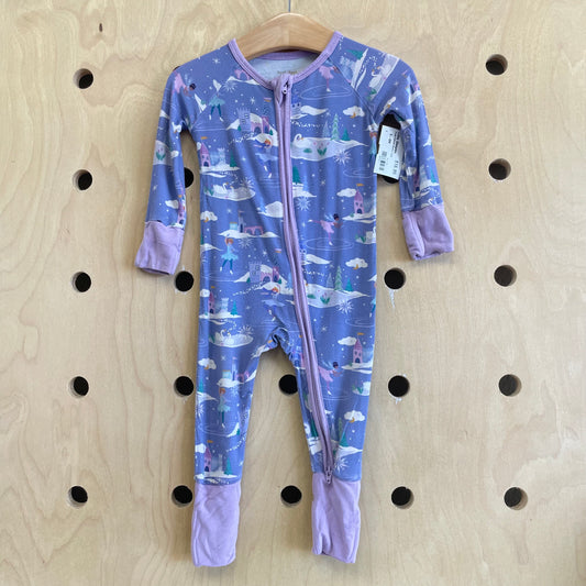 Purple Fairytale Bamboo Zippy