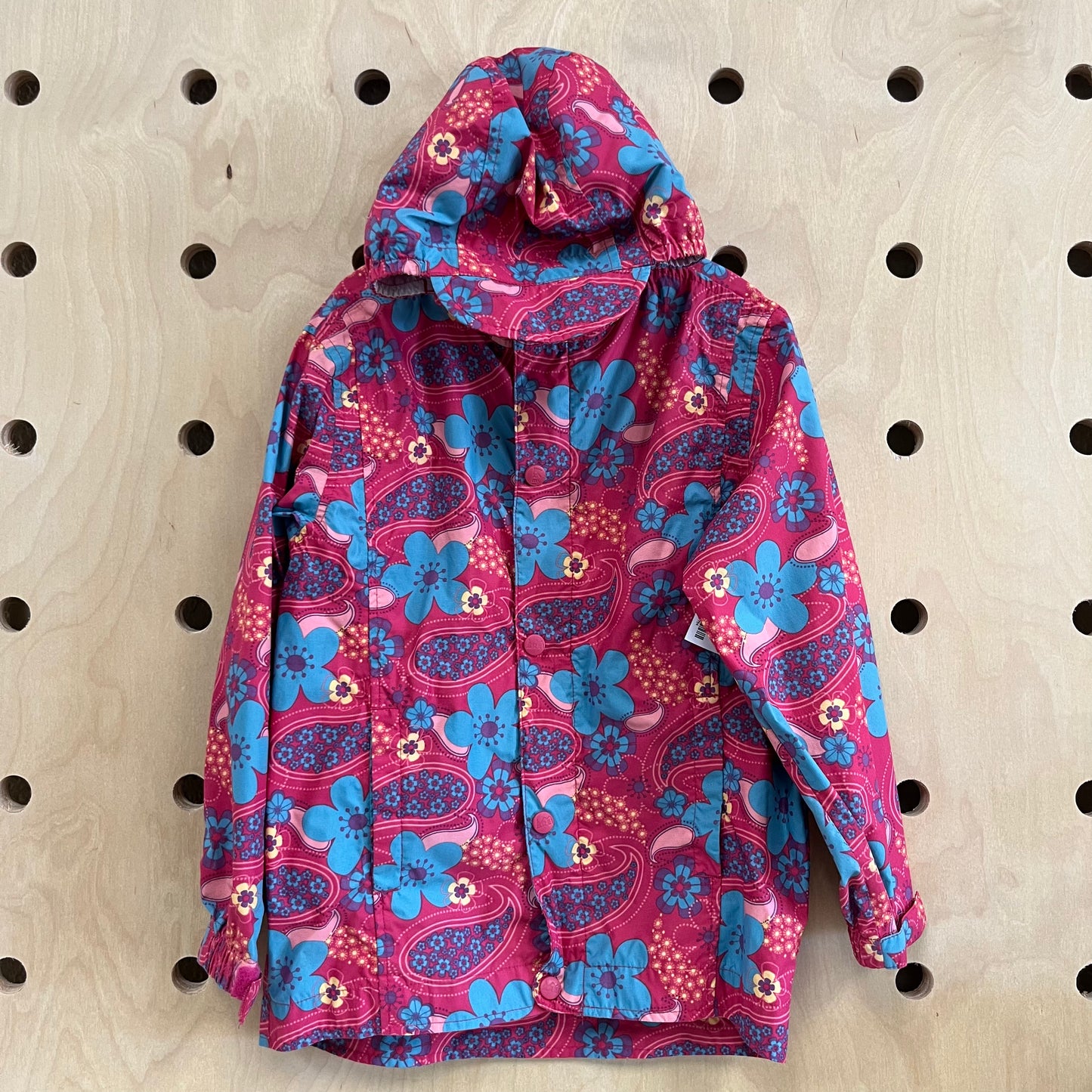 Pink Floral & Paisley Rain Jacket