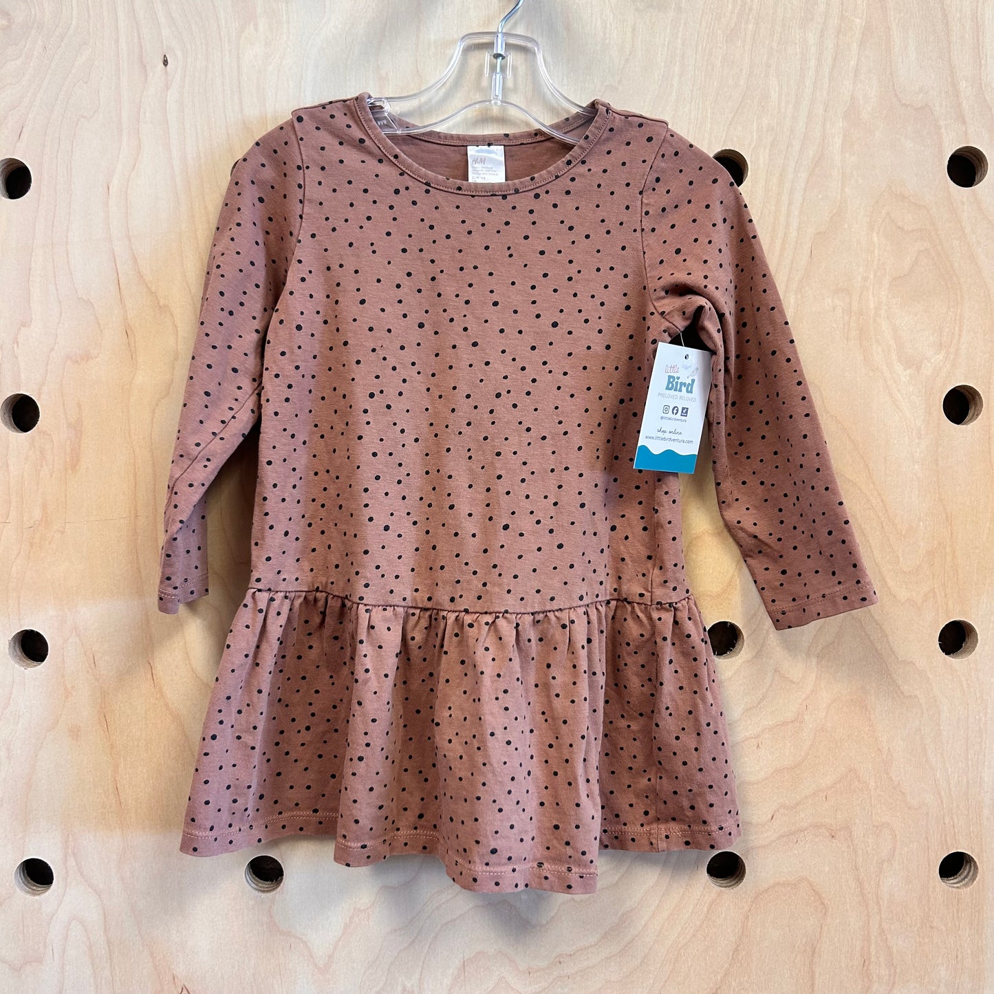 Brown Polka Dot Dress