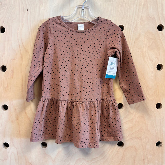 Brown Polka Dot Dress