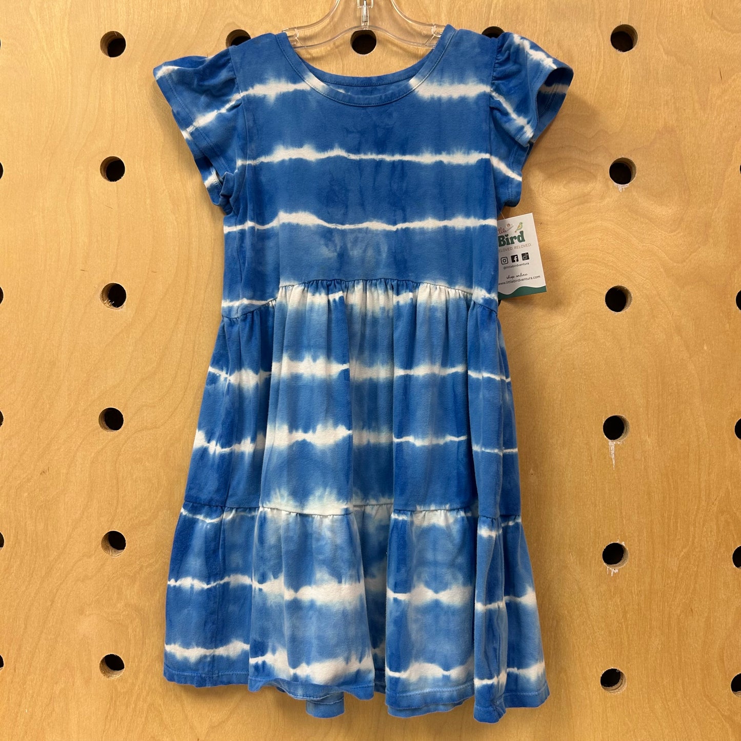 Blue Tie Dye Dress