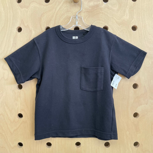 Black Pocket Tee