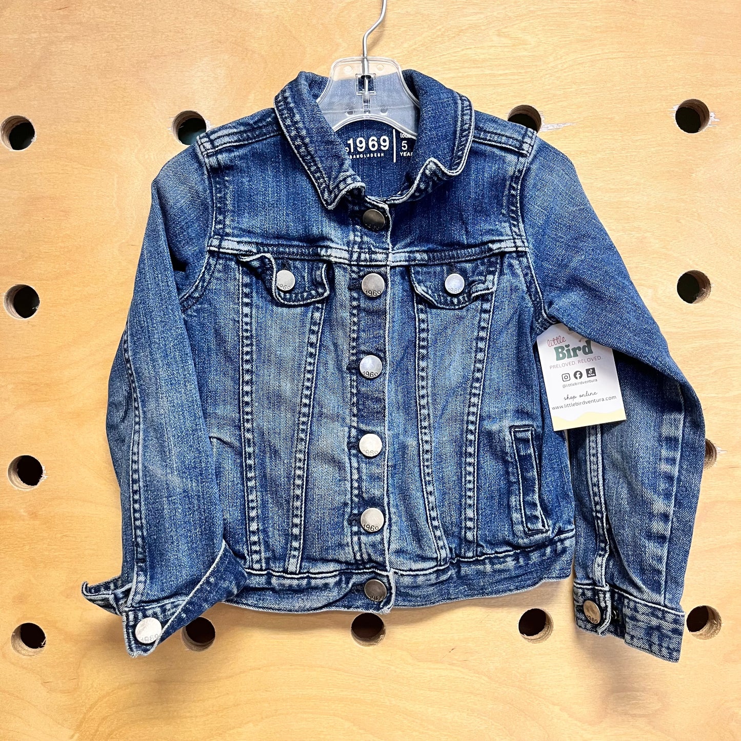 Snap Denim Jacket