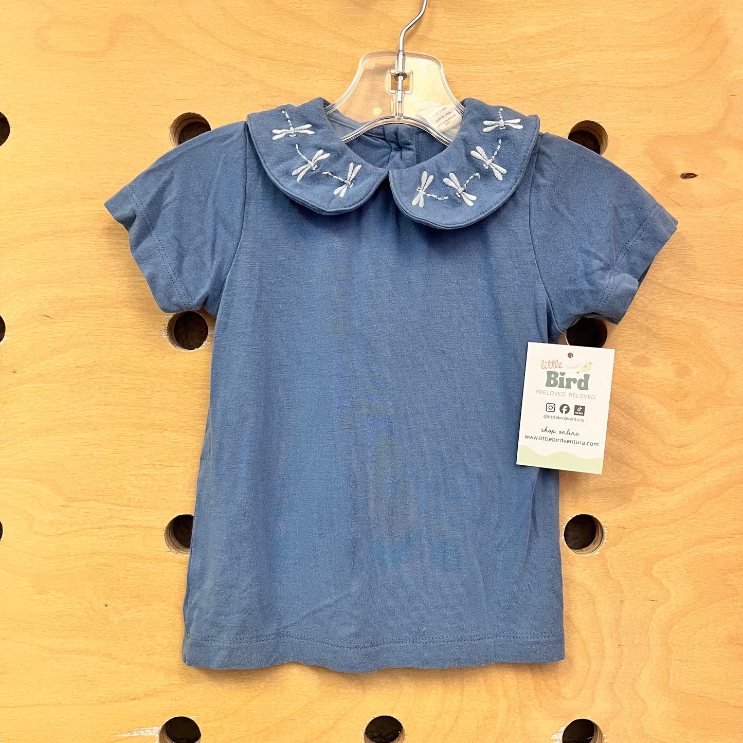 Dragonfly Collar Bamboo Top