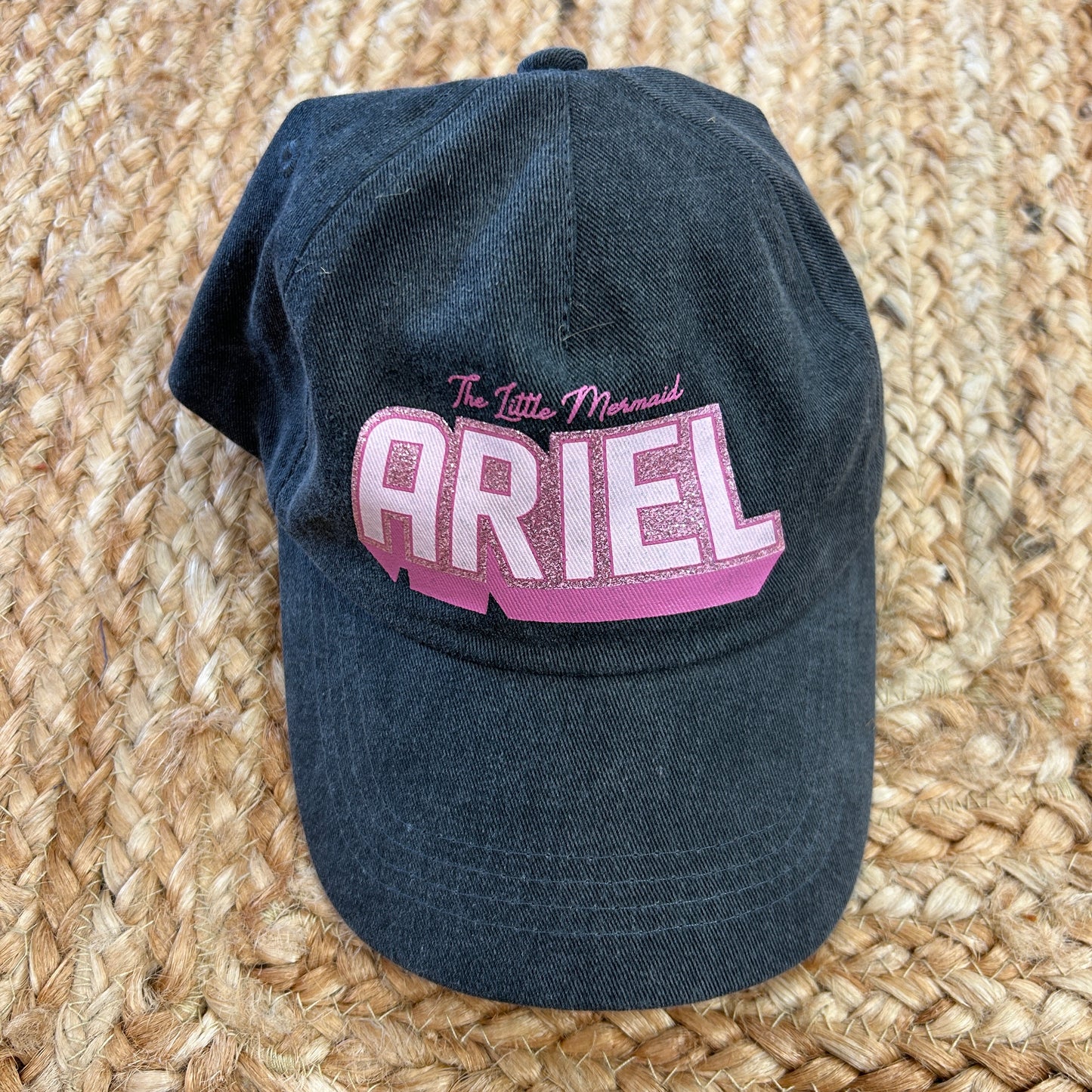 Grey/Pink Sparkle Ariel Hat