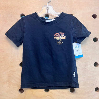 Black "Kapa'a Kaua'i" Cotton Tee