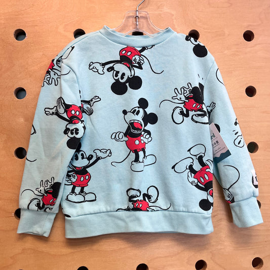 Aqua Mickeys Pullover