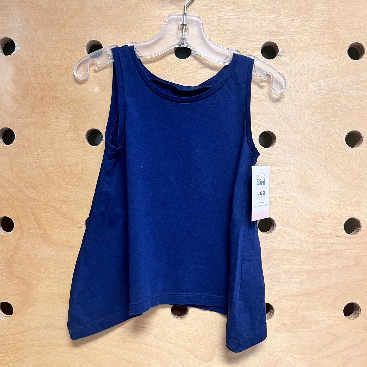 Navy Cotton Tank