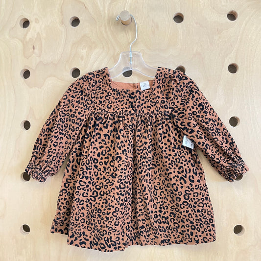 Brown Animal Print Dress