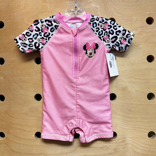 Pink Minnie Mouse Swimsuit