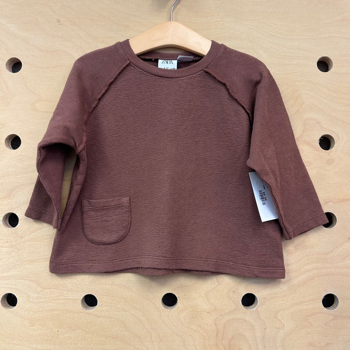 Brown Pocket Top