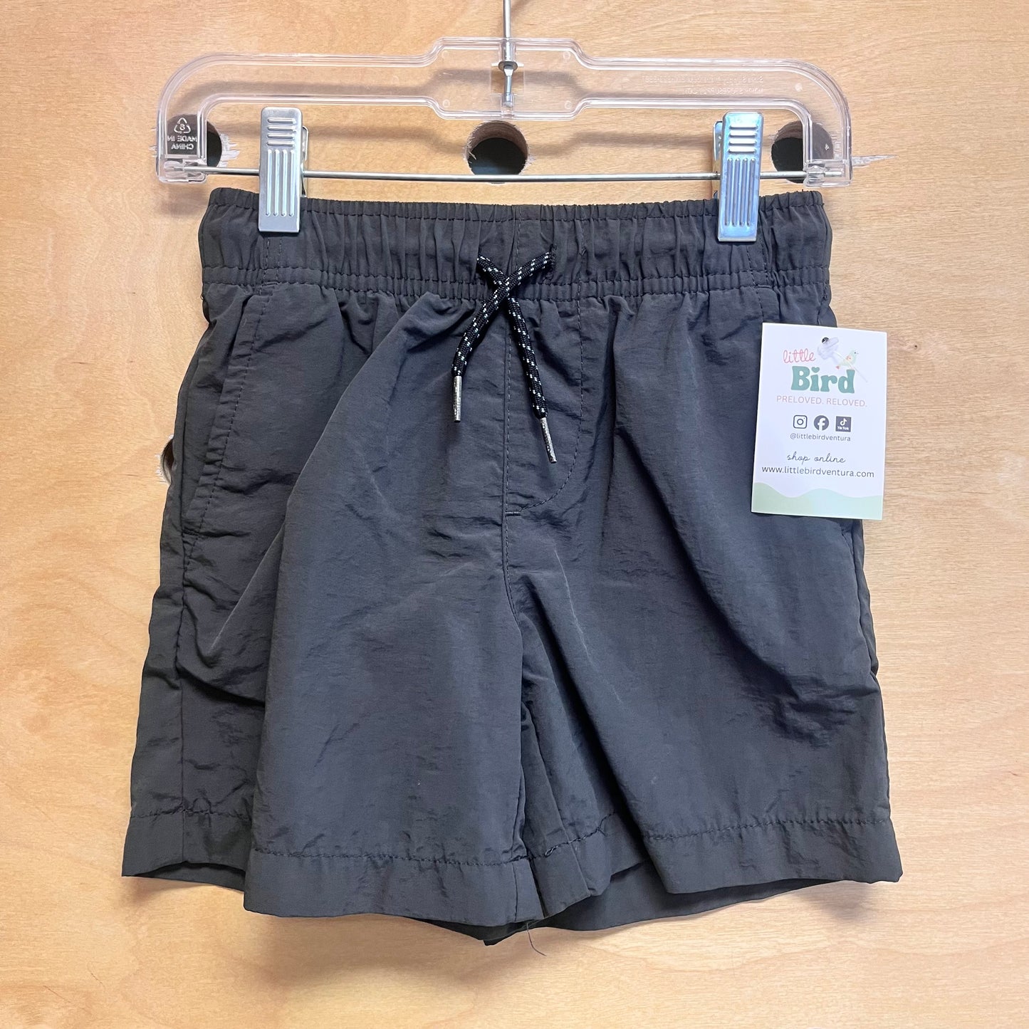Black Quick Dry Drawstring Shorts