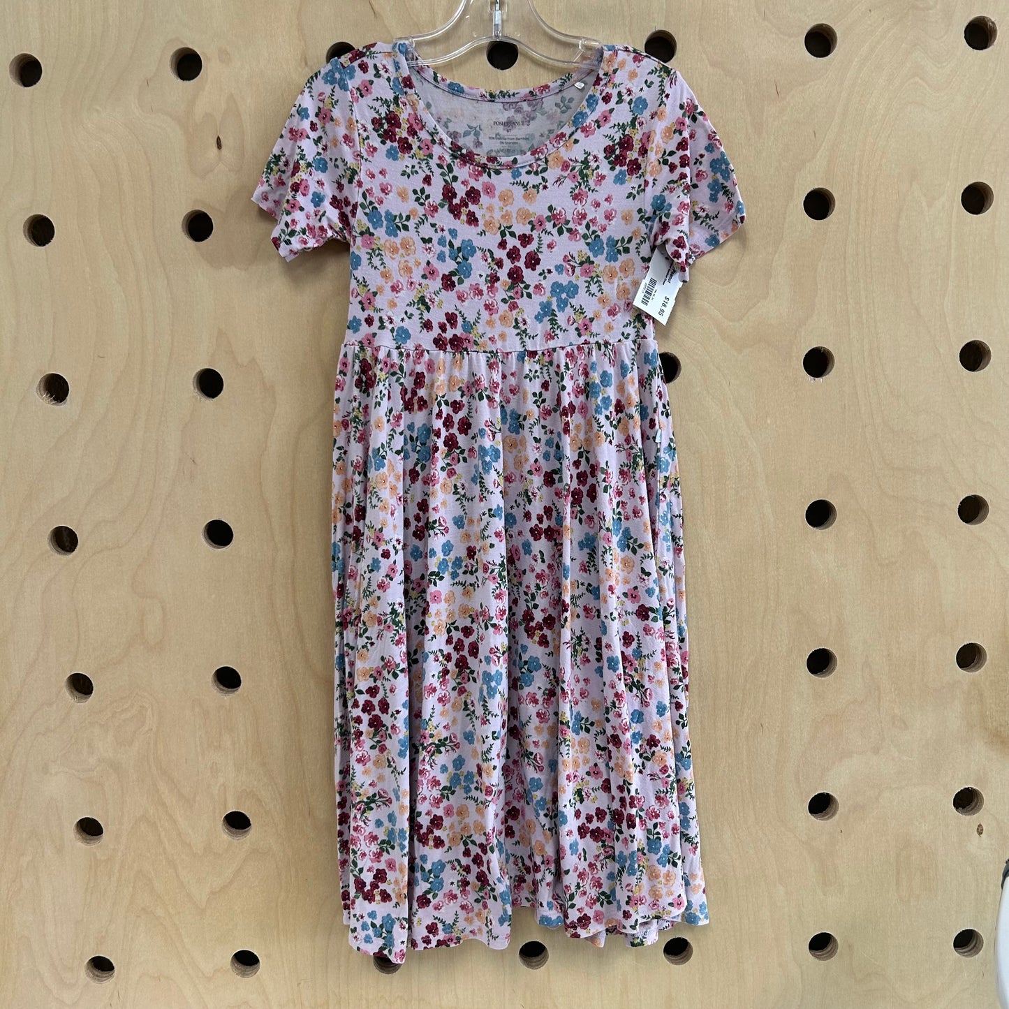 Pink Floral Bamboo Dress