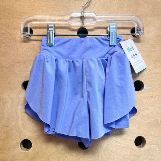 Lavender Flowy Athletic Shorts