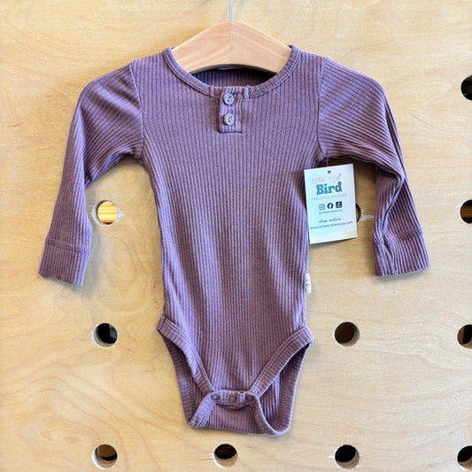Muave Ribbed Bodysuit